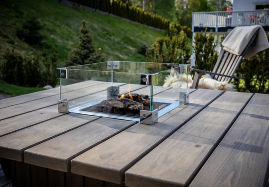 Cubastolen Grillbord med 4 benker